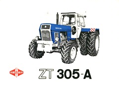 Prospekt ZT 305-A von 1982